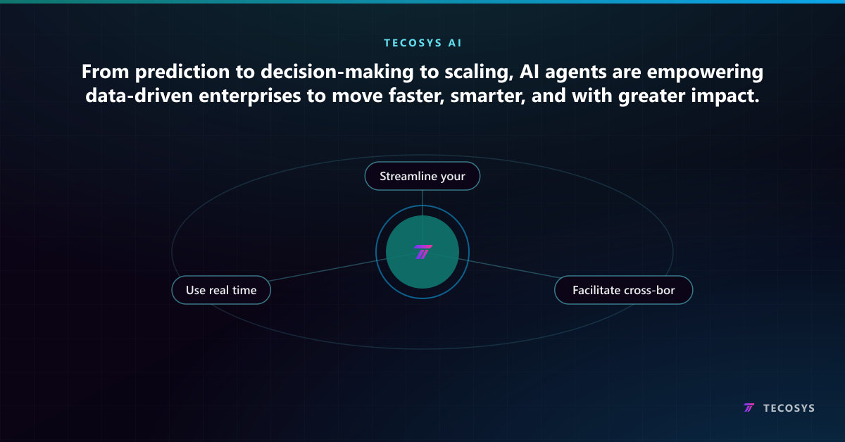 From prediction to decision-making to scaling, AI agents are empowering data-driven enterprises to move faster, smarter, and with greater impact.